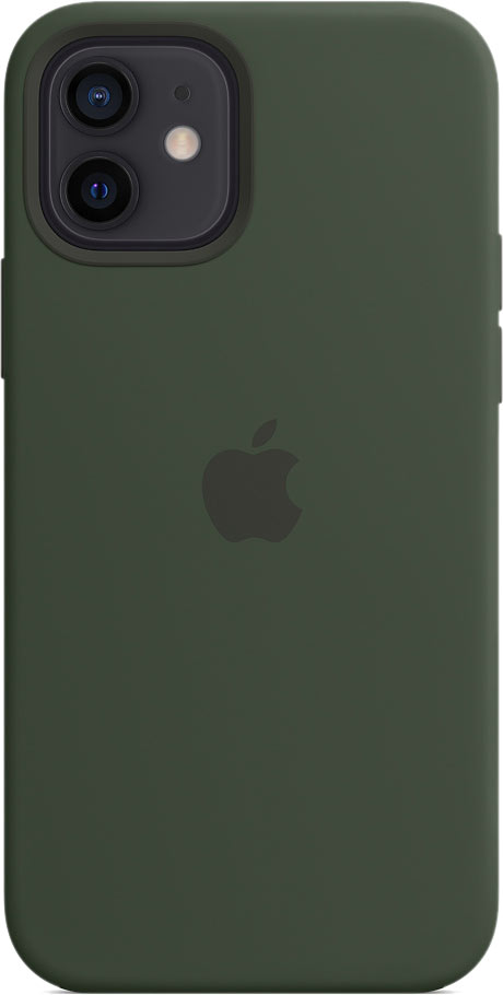 Чехол Silicone Case magsafe качество Lux для iPhone 12/12 Pro темно-зеленый в Тюмени